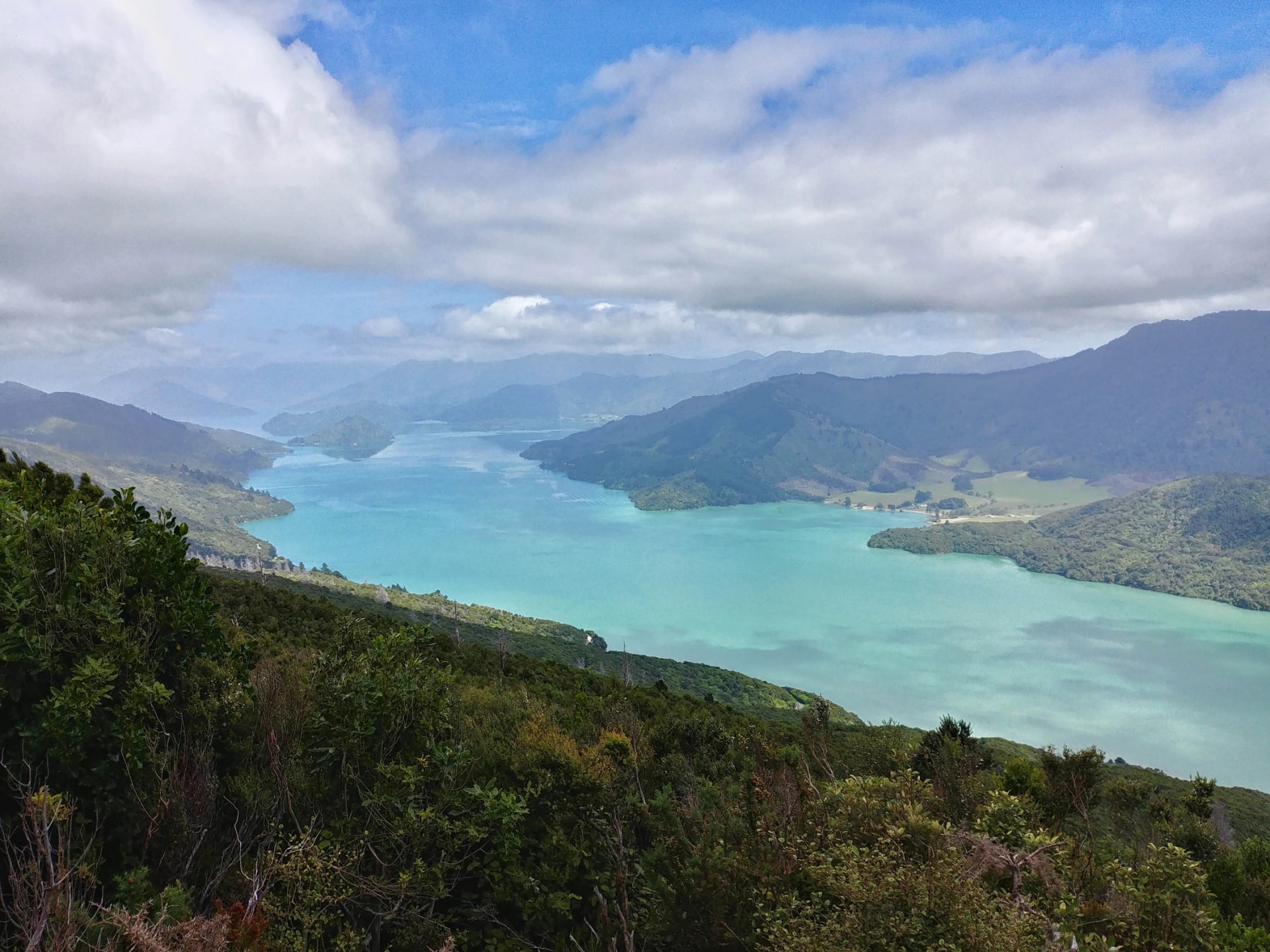 Kenepuru Sound from the Queen Charlotte Track