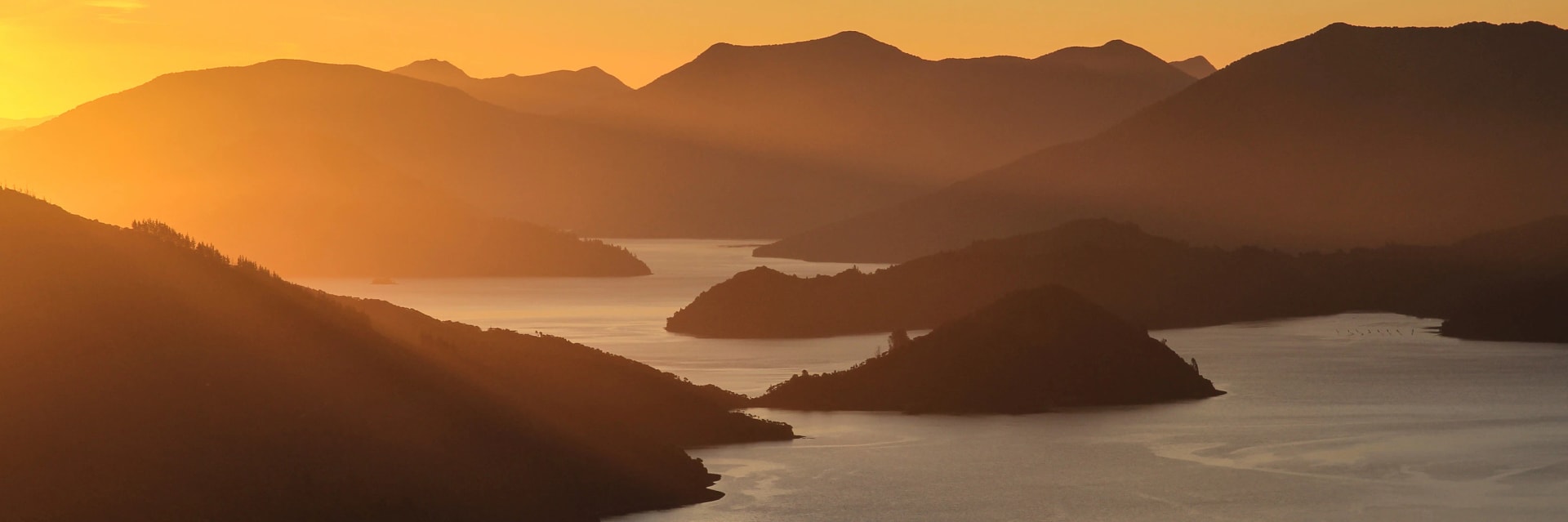 Evening over Kenepuru Sound
