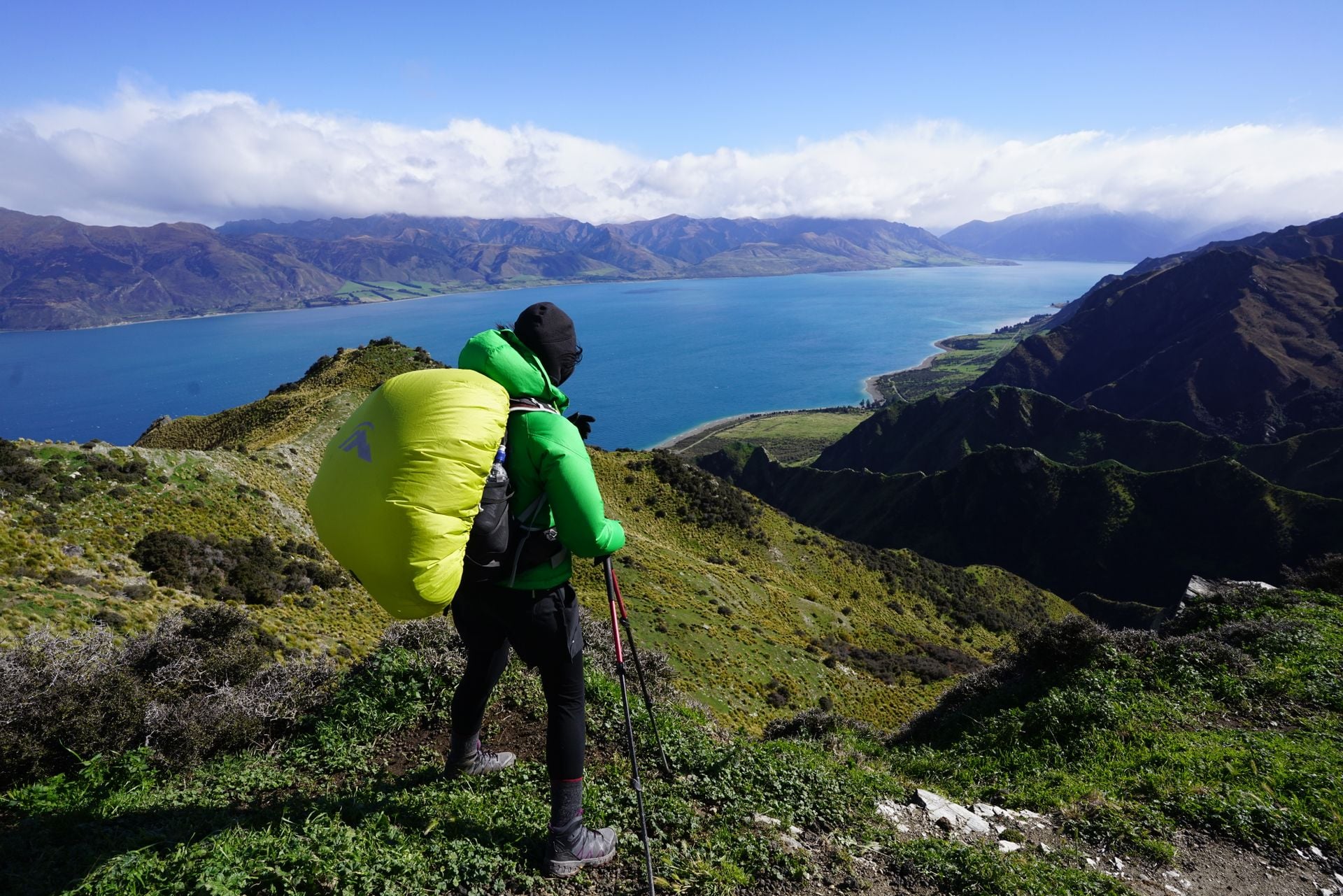 Carry two litres up the Otago summits, there is no water on top